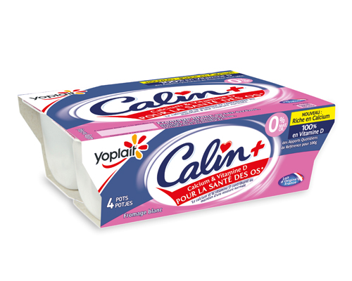 Calin Fromage Blanc 0 % Nature 100 g x 4